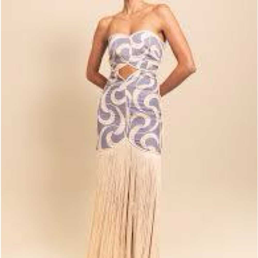 Purple Strapless Sleeveless Prom / cocktail Gown